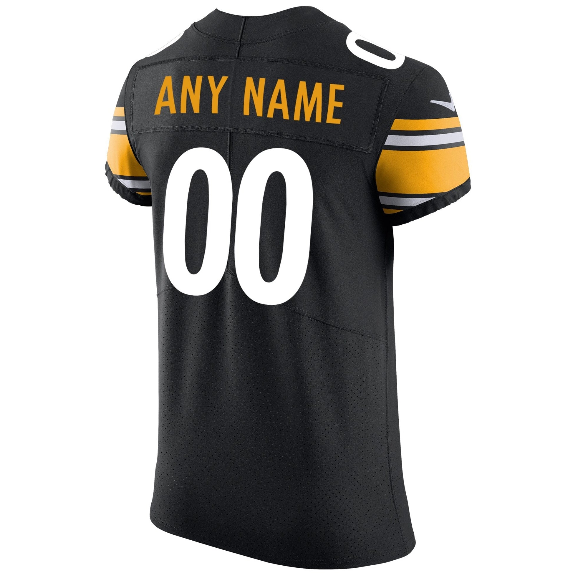 Pittsburgh Steelers Black Vapor Untouchable Custom Elite Jersey football jersey product view 2