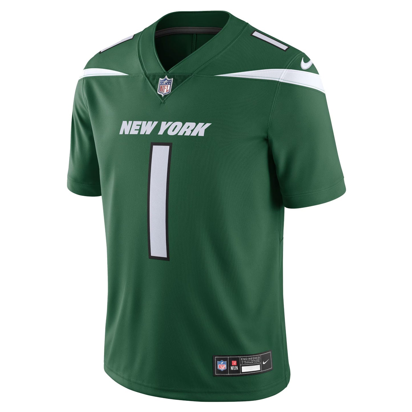 New York Jets Ahmad Sauce Gardner Gotham Green Vapor Untouchable Limited Jersey football jersey product view 1