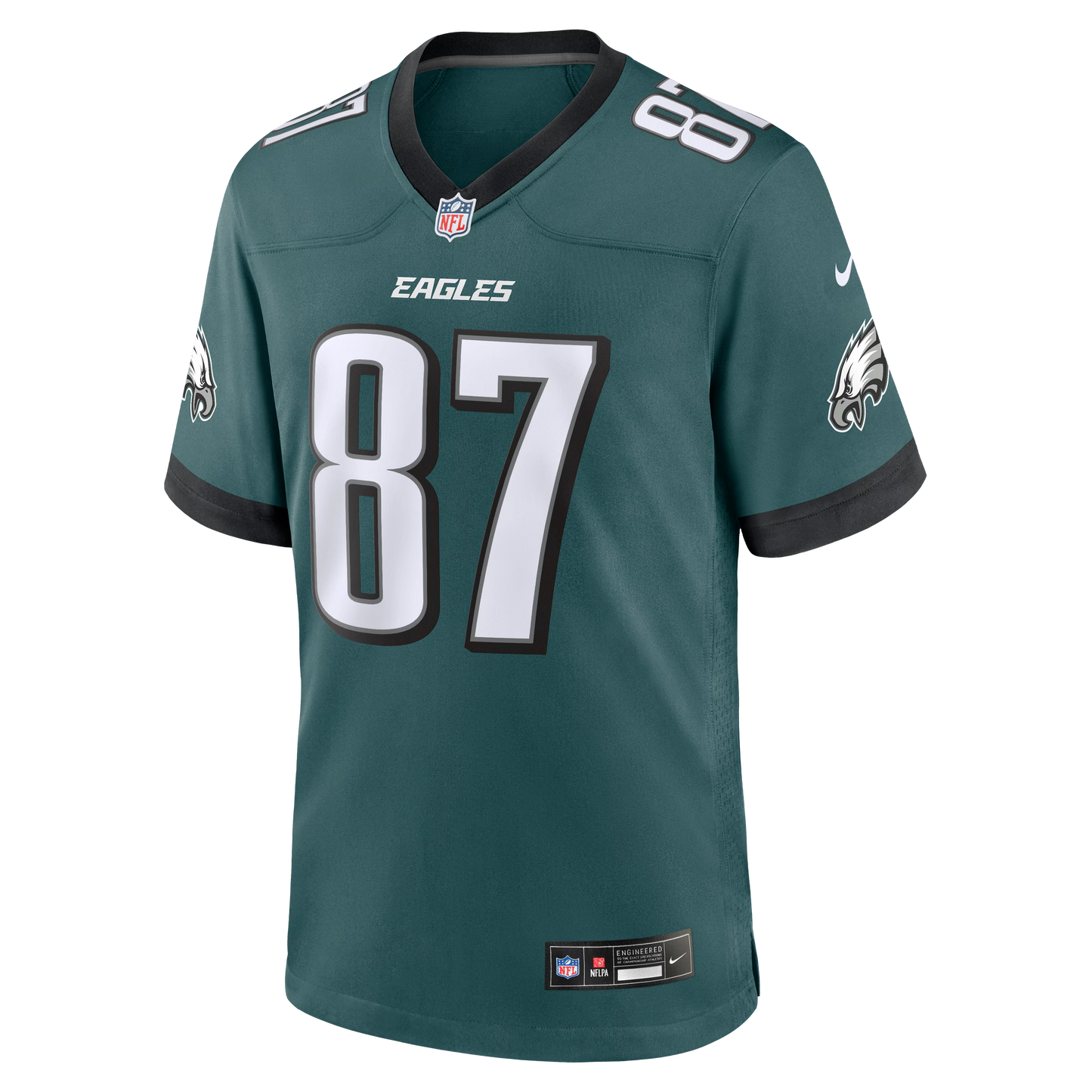 Philadelphia Eagles Xavier Gipson Midnight Green Team Game Jersey football jersey product view 1