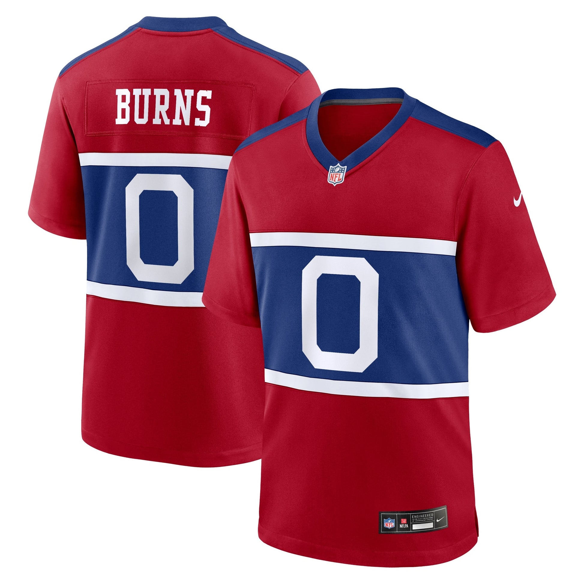 New York Giants Brian Burns Century Red Alternate Game Jersey football jersey product view 1