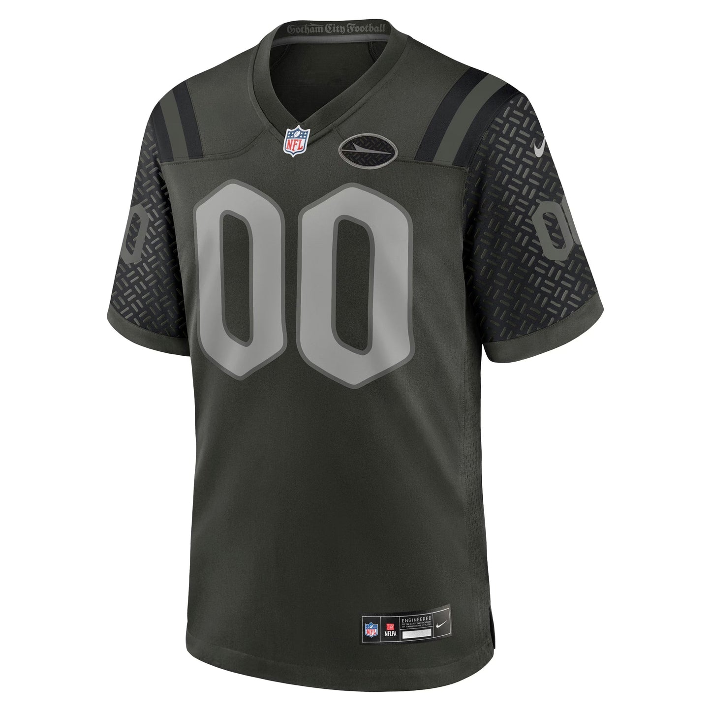 New York Jets Green 2025 Rivalries Collection Custom Game Jersey football jersey product view 1