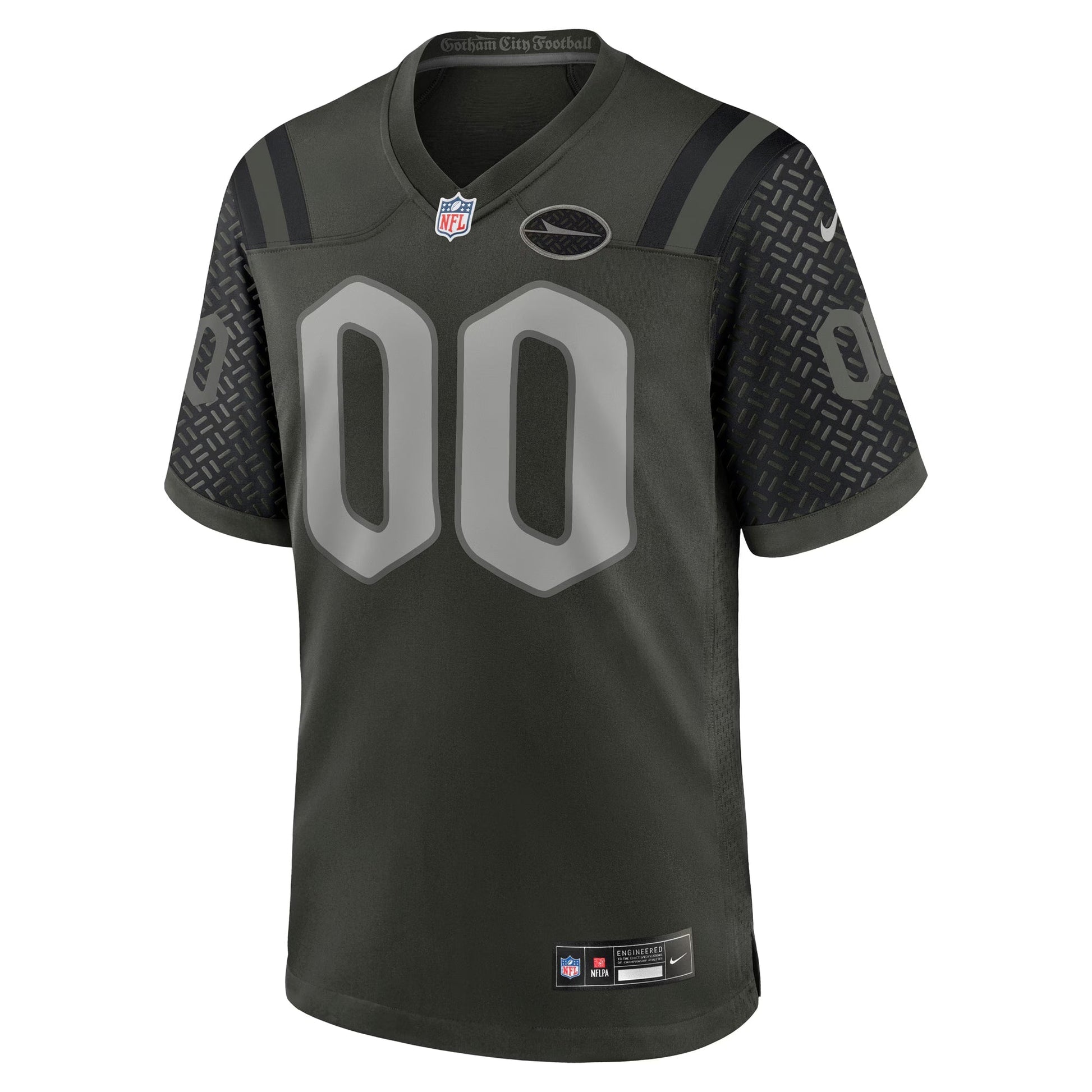 New York Jets Green 2025 Rivalries Collection Custom Game Jersey football jersey product view 1