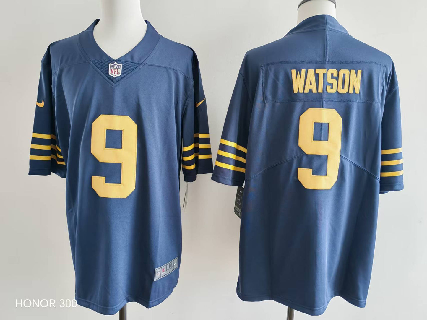 Men's Green Bay Packers Christian Watson Jersey #9 football jersey product view 1