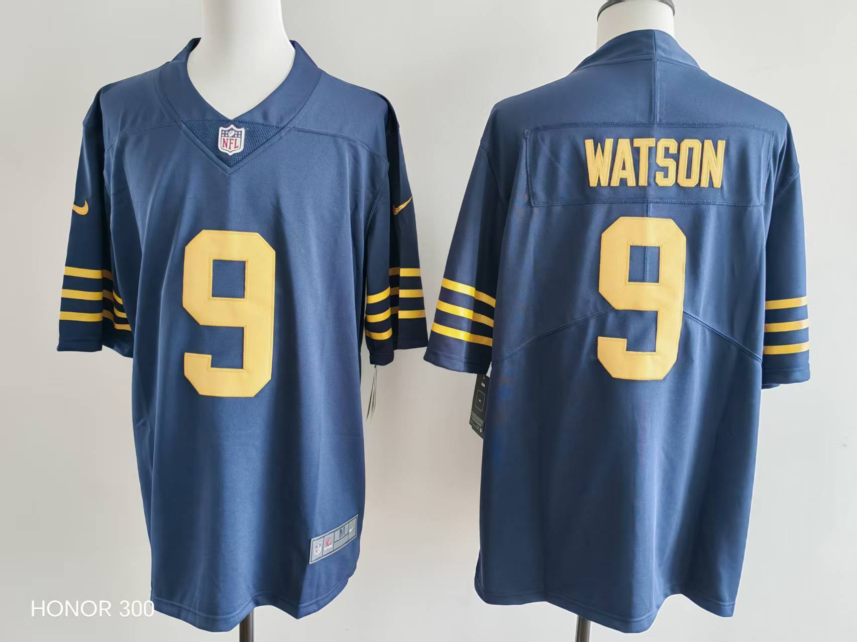 Men's Green Bay Packers Christian Watson Jersey #9 football jersey product view 1
