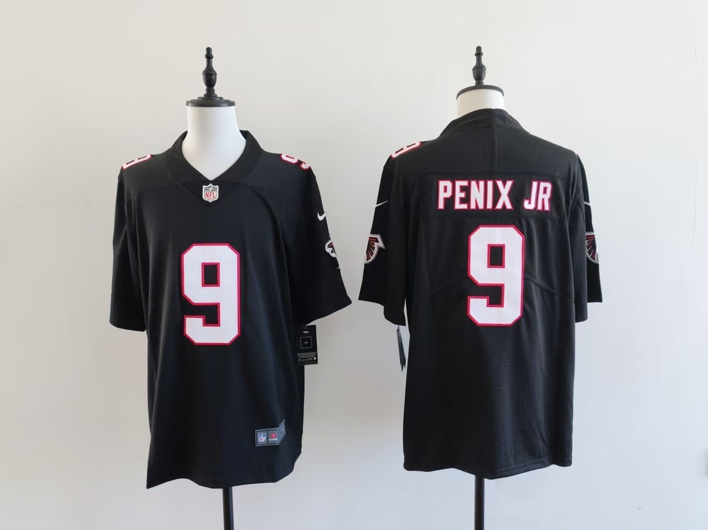 Men's Atlanta Falcons Michael Penix Jr Jersey football jersey product view 1