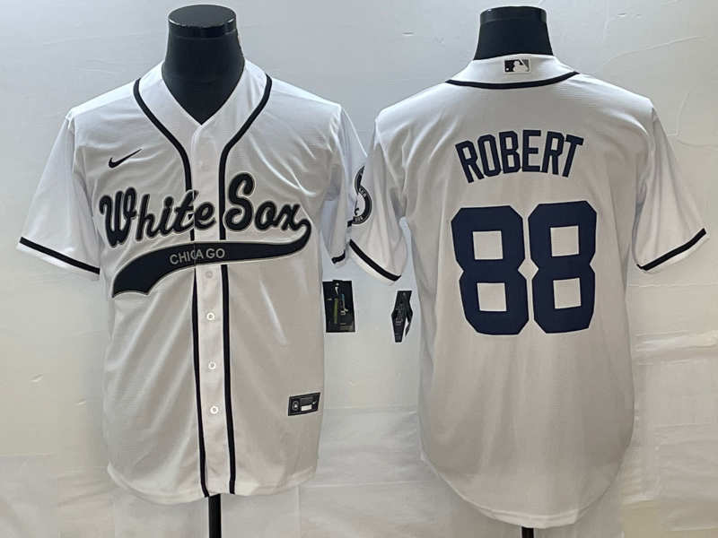Men's Chicago White Sox Luis Robert #88 White Replica Player Jersey Joint Edition baseball jersey product view 1