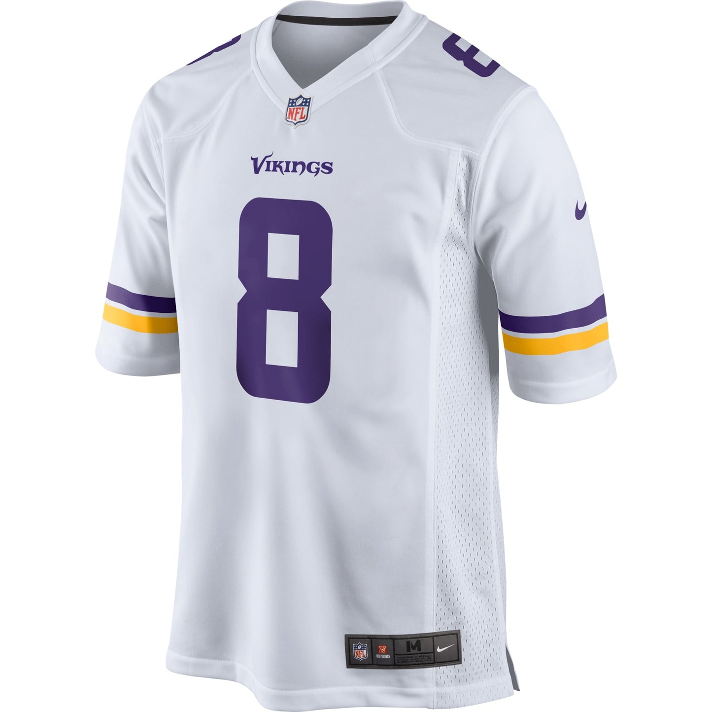 Kirk Cousins Minnesota Vikings Game Jersey - White football jersey product view 2