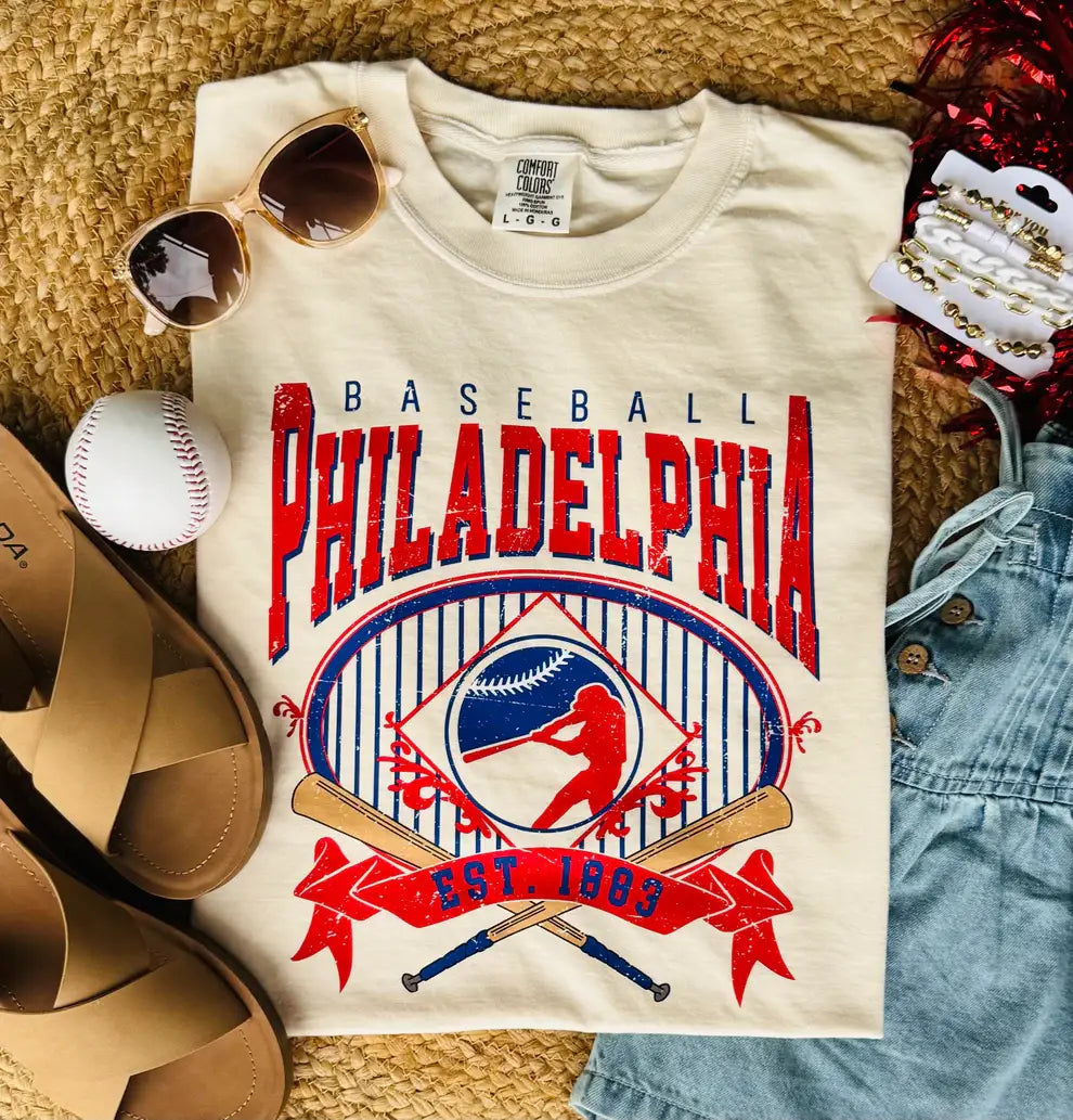 Philadelphia Mlb Tee Unisex T-shirt, Sweatshirt, Hoodie, Long Sleeve Tee - T-Shirt, Sweatshirt, Hoodie