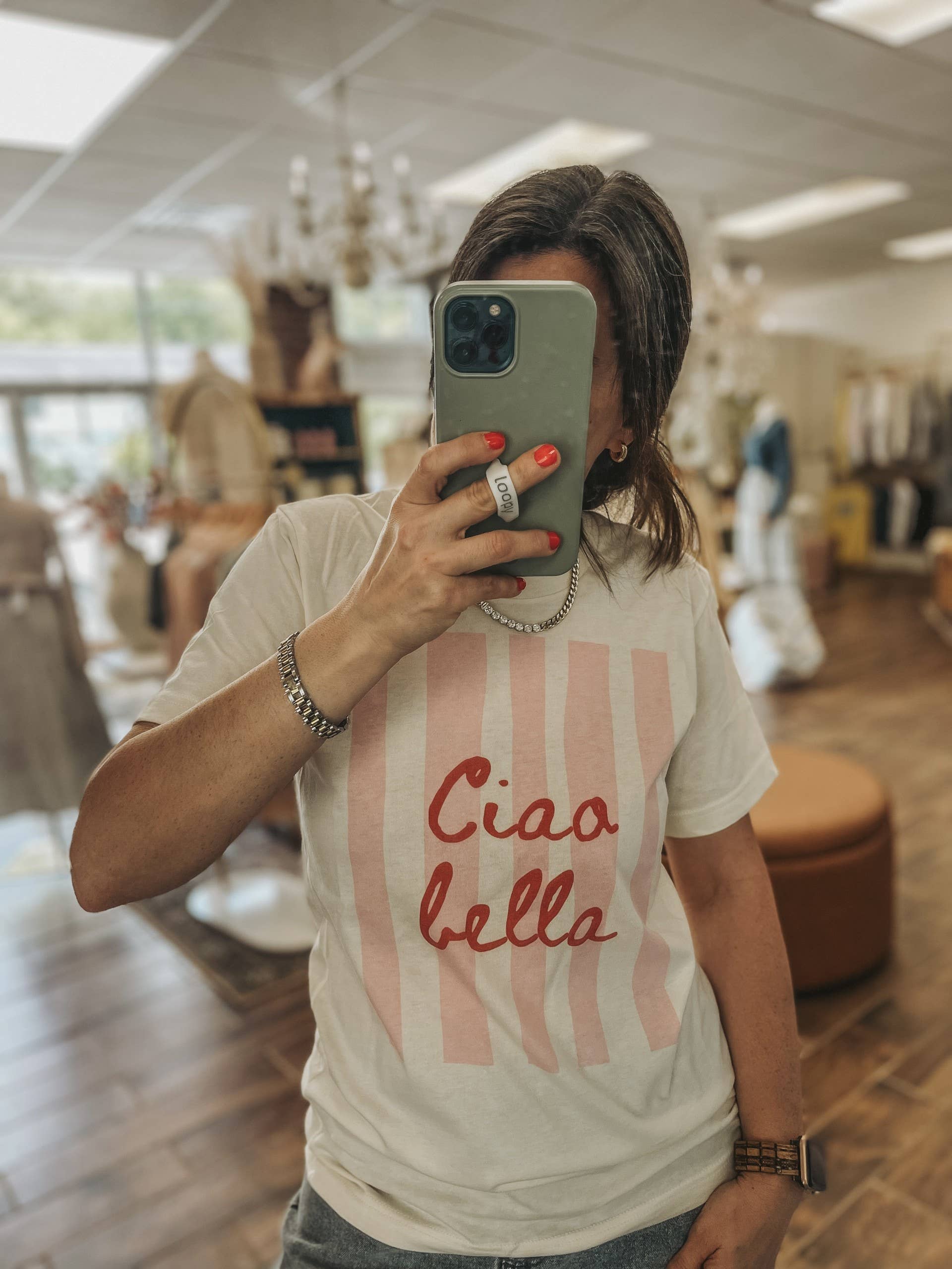 Ciao Bella Graphic Tee | Summer Tee Unisex T-shirt, Sweatshirt, Hoodie, Long Sleeve Tee - T-Shirt, Sweatshirt, Hoodie