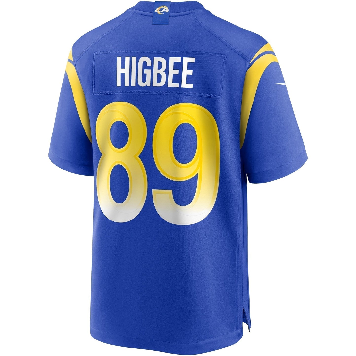 Tyler Higbee Los Angeles Rams Game Jersey - Royal football jersey product view 3