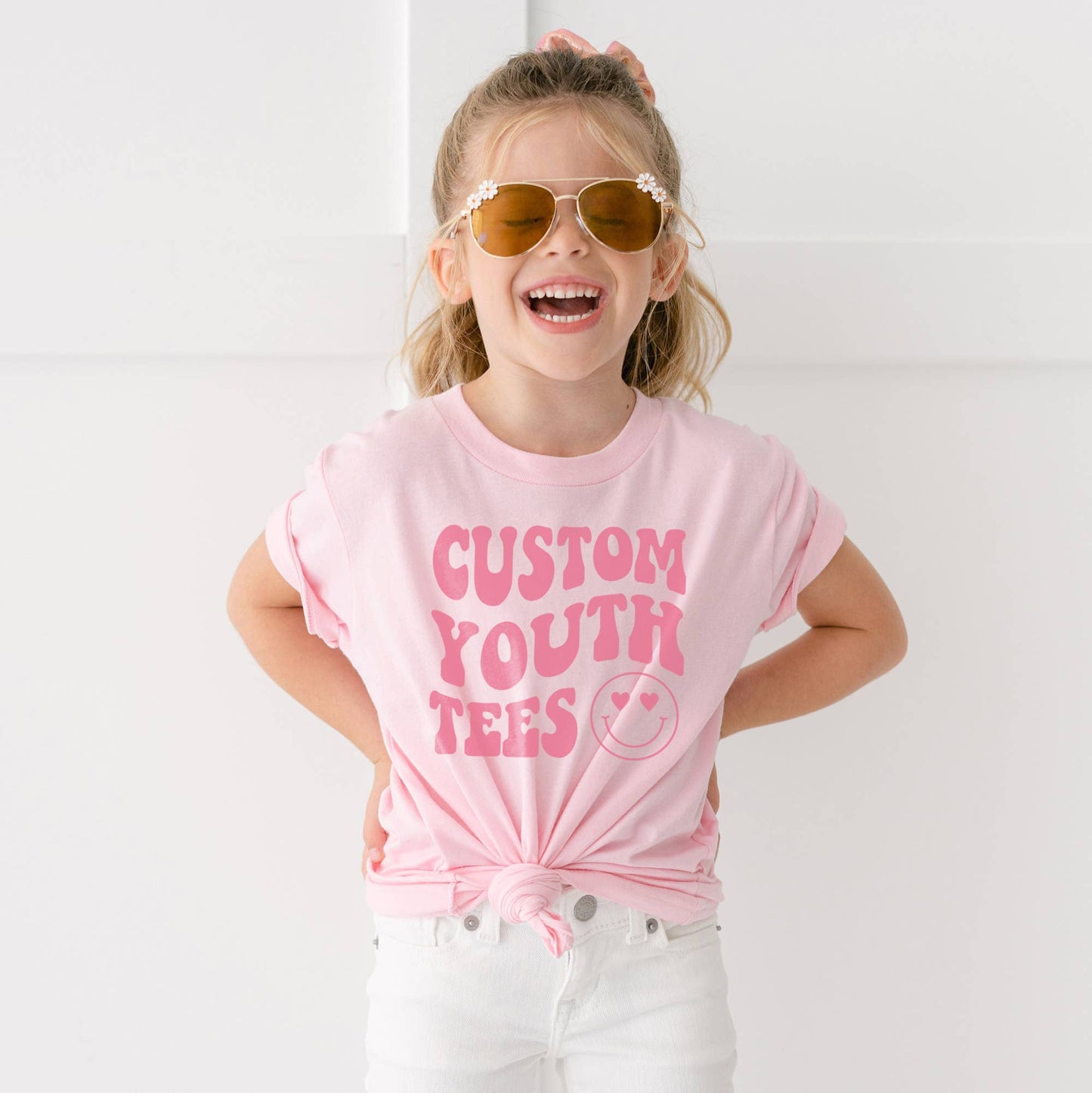 Custom Cotton Youth Tees with Your Name Location or Logo Unisex T-shirt, Sweatshirt, Hoodie, Long Sleeve Tee - T-Shirt, Sweatshirt, Hoodie