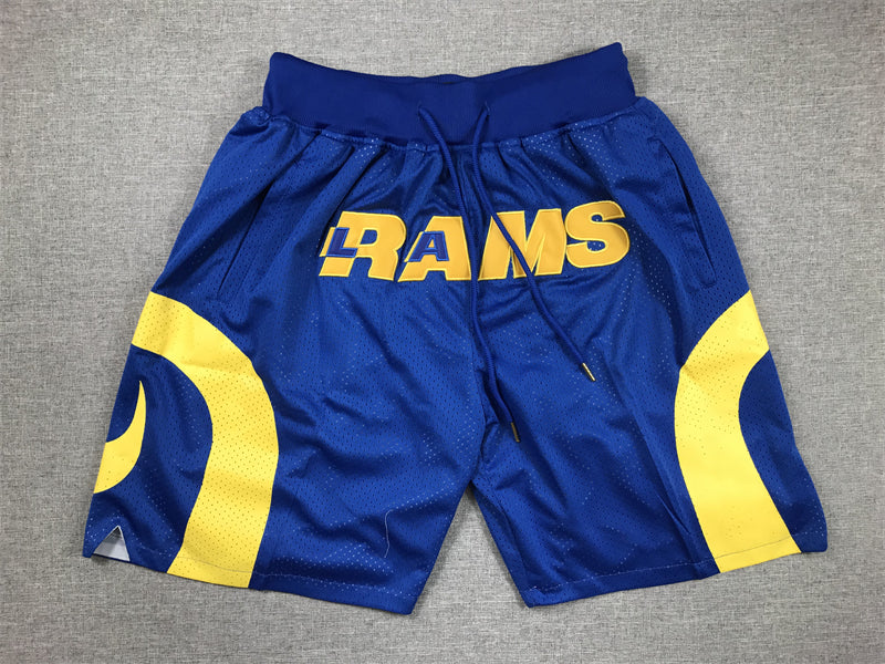 Men's Los Angeles Rams Royal Pocket Shorts football jersey product view 1