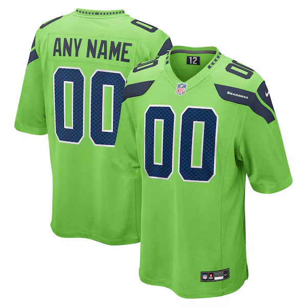 Custom Seattle Seahawks Jersey football jersey product view 1