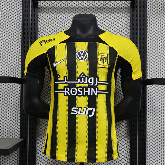 2026 Jeddah Union Yellow Home Player Version Jersey sports jersey product view 1