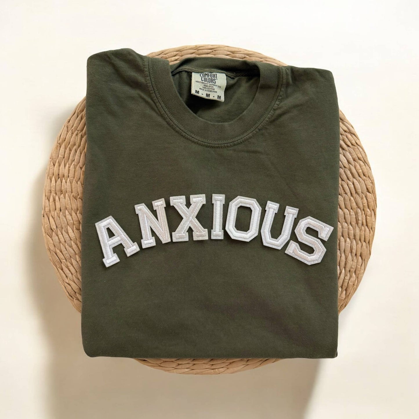 Anxious Short Sleeve Shirt, Funny Mental Health Shirts Unisex T-shirt, Sweatshirt, Hoodie, Long Sleeve Tee - T-Shirt, Sweatshirt, Hoodie