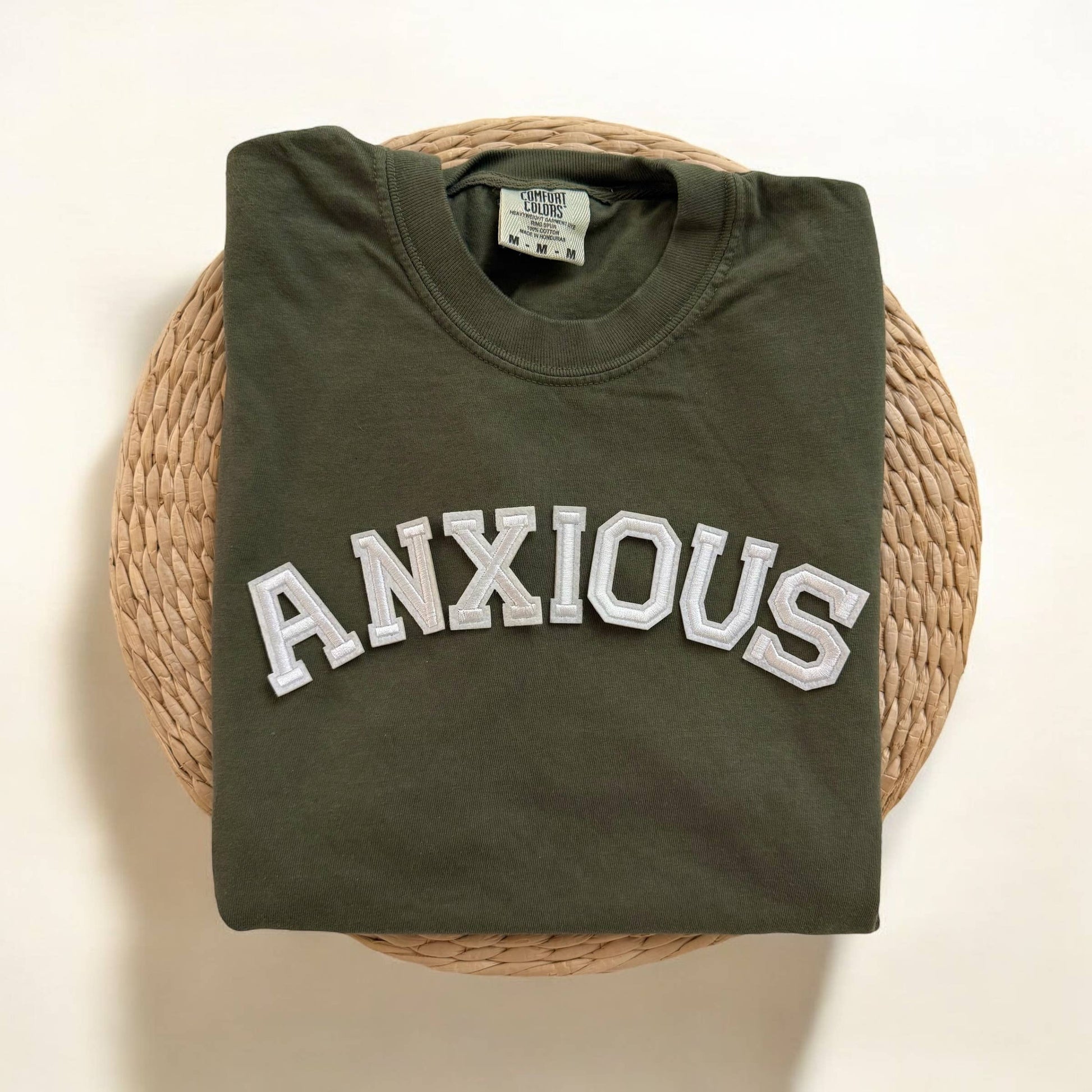 Anxious Short Sleeve Shirt, Funny Mental Health Shirts Unisex T-shirt, Sweatshirt, Hoodie, Long Sleeve Tee - T-Shirt, Sweatshirt, Hoodie