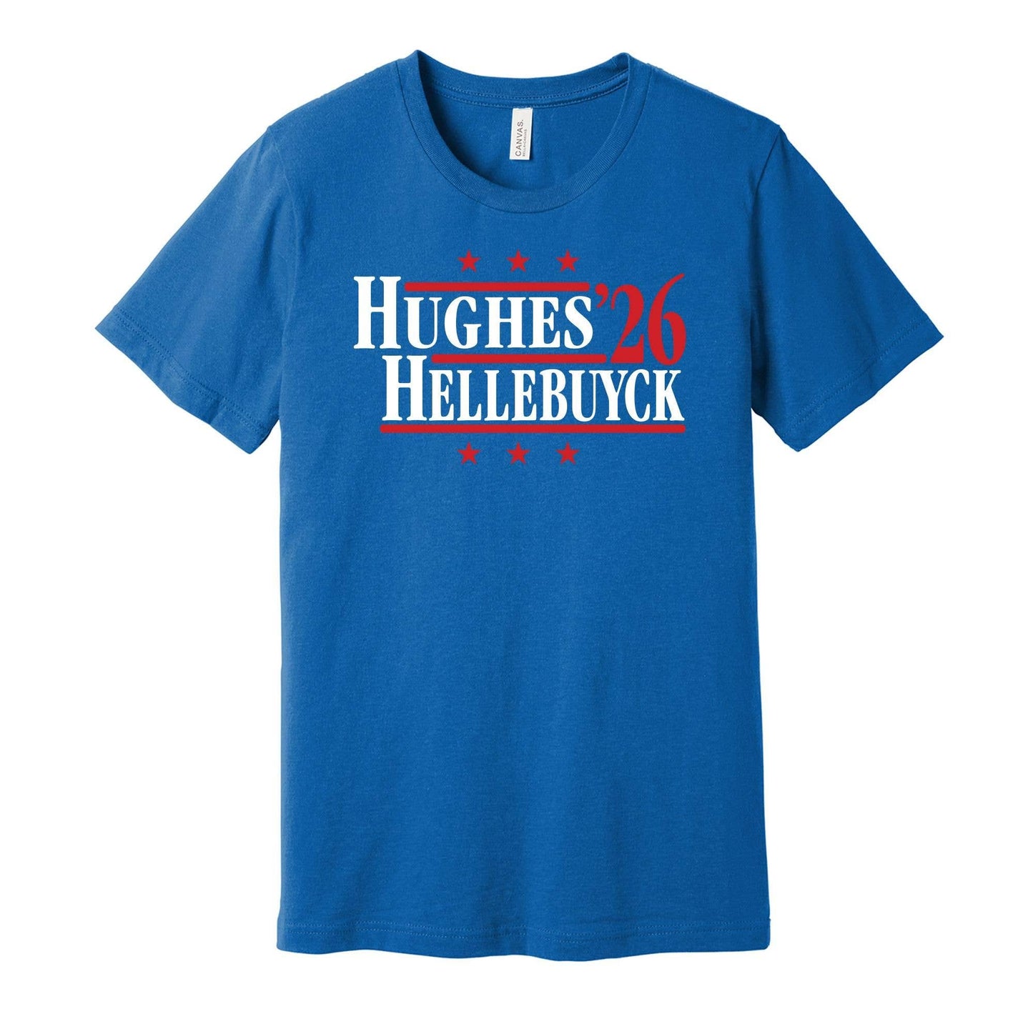Hughes & Hellebuyck '26 - Team USA Retro Tee Unisex T-shirt, Sweatshirt, Hoodie, Long Sleeve Tee - T-Shirt, Sweatshirt, Hoodie
