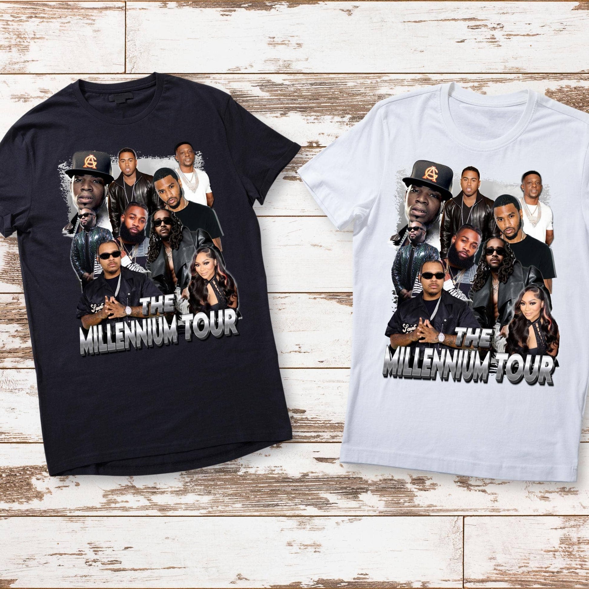 Millennium Tour 2025 Nostalgia Vintage Custom Shirt Unisex T-shirt, Sweatshirt, Hoodie, Long Sleeve Tee - T-Shirt, Sweatshirt, Hoodie