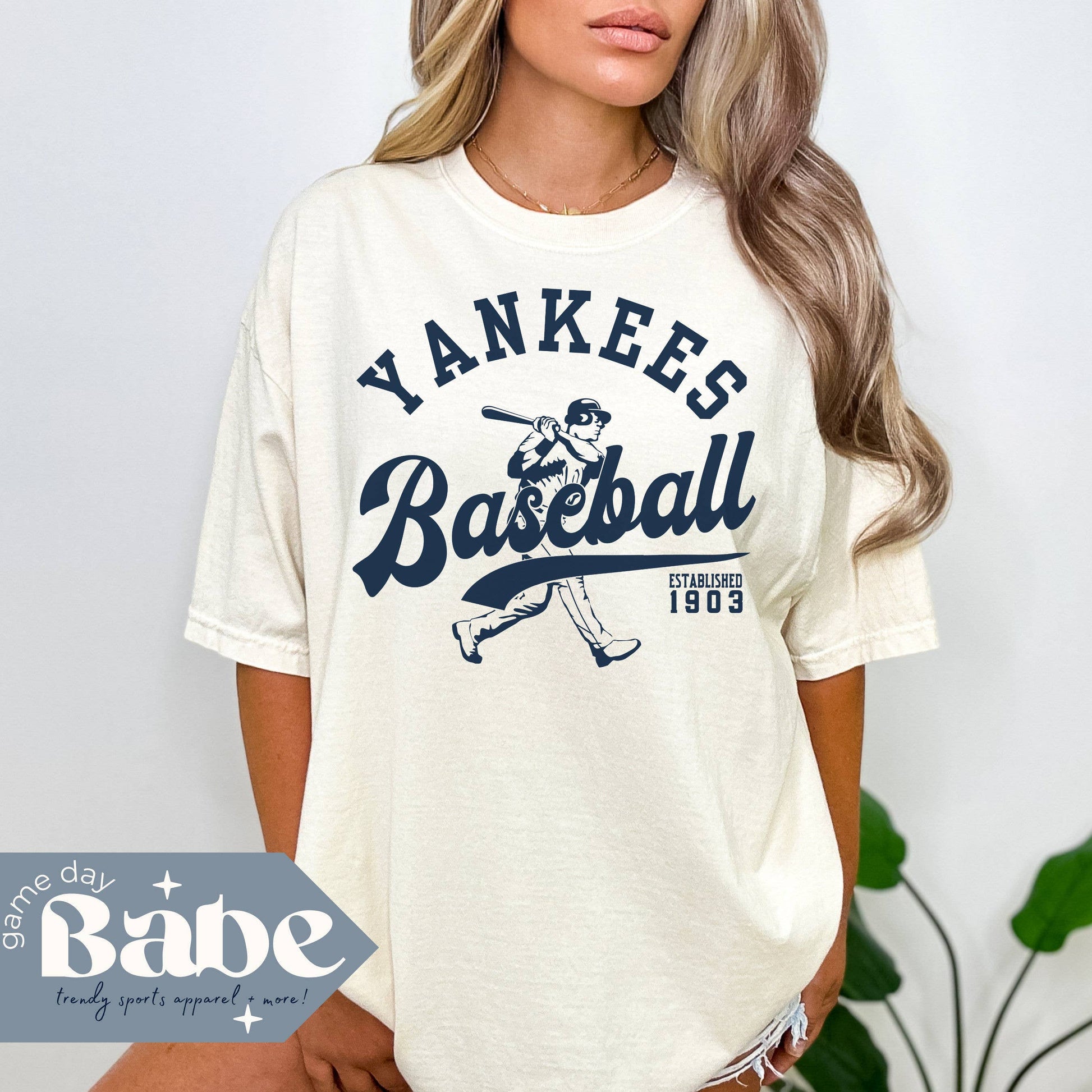 New York Yankees Retro Baseball Tee - Bronx Vintage Game Day Unisex T-shirt, Sweatshirt, Hoodie, Long Sleeve Tee - T-Shirt, Sweatshirt, Hoodie