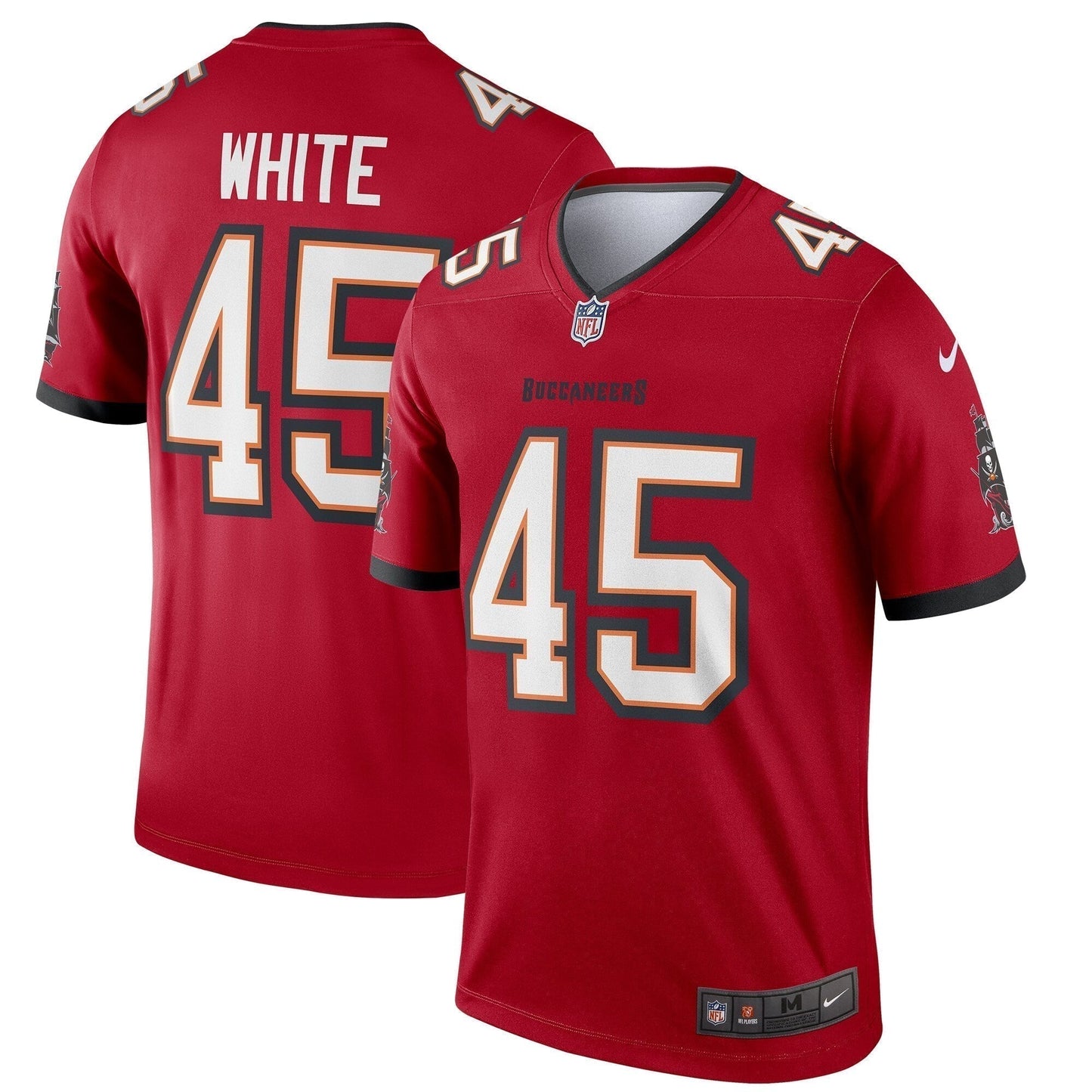 Devin White Tampa Bay Buccaneers Legend Jersey - Red football jersey product view 1