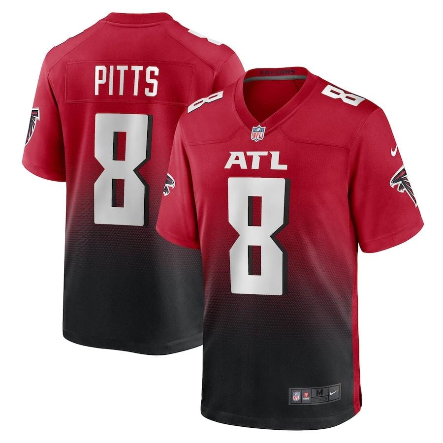 Kyle Pitts Atlanta Falcons Jersey football jersey product view 1