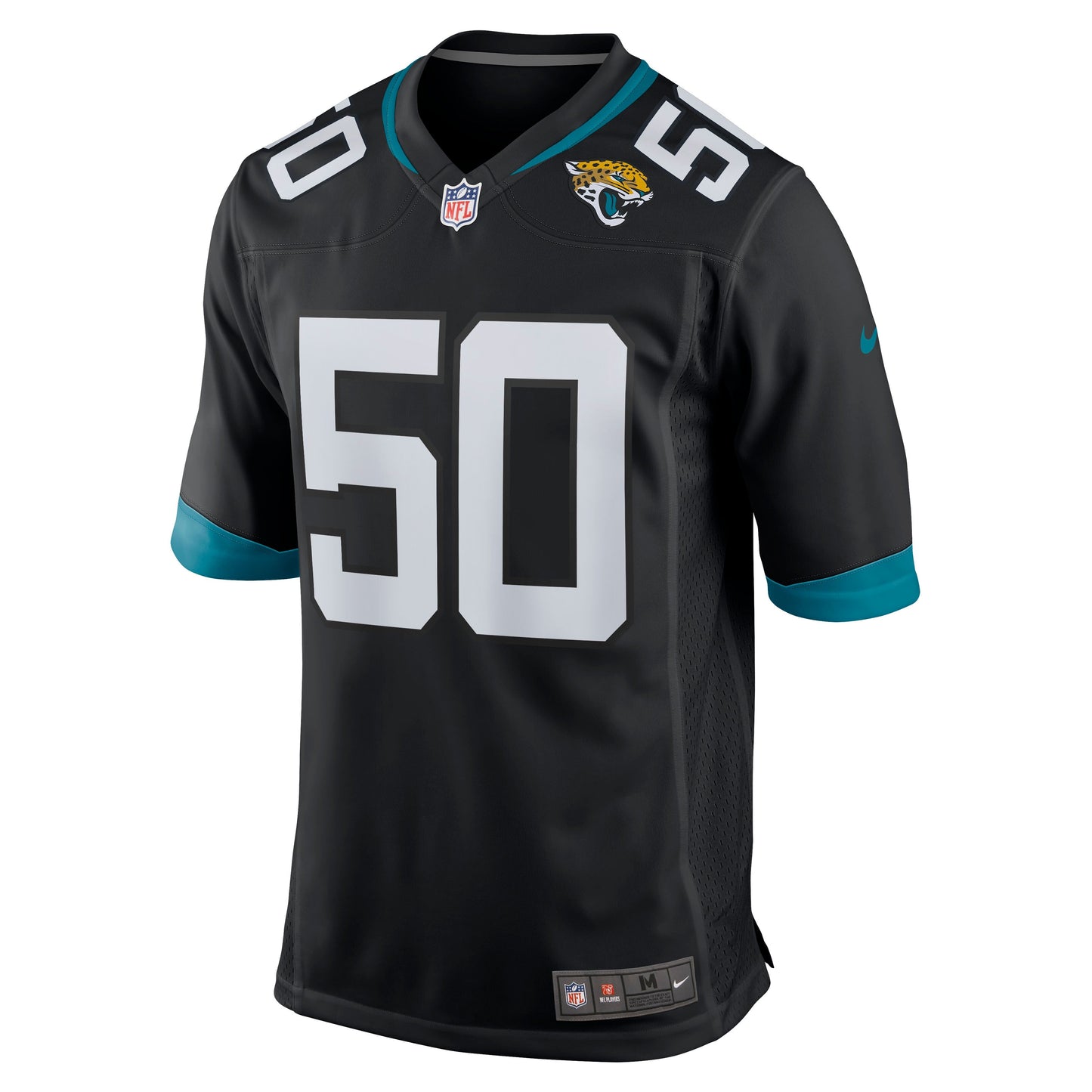Shaquille Quarterman Jacksonville Jaguars Game Jersey - Black football jersey product view 2