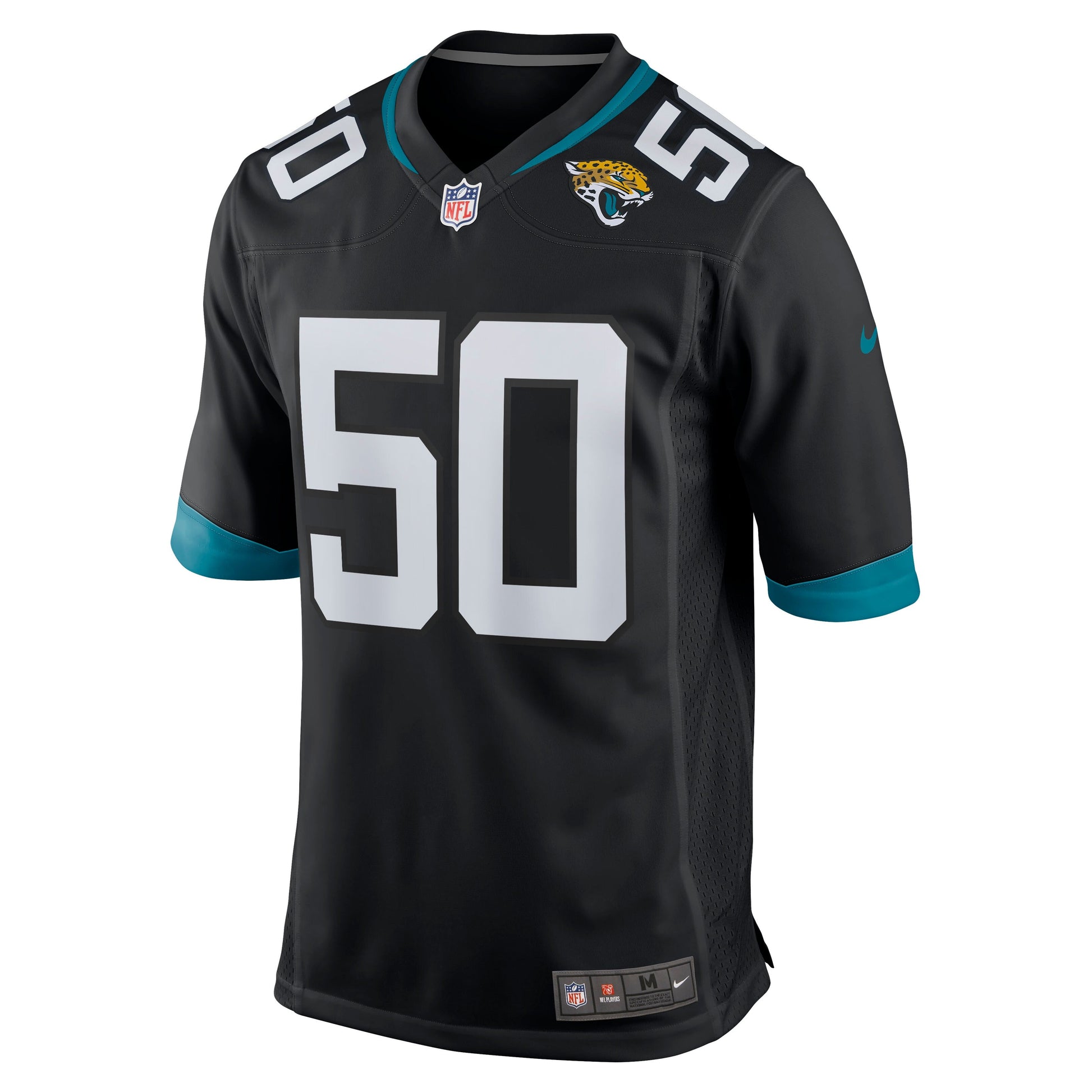 Shaquille Quarterman Jacksonville Jaguars Game Jersey - Black football jersey product view 2