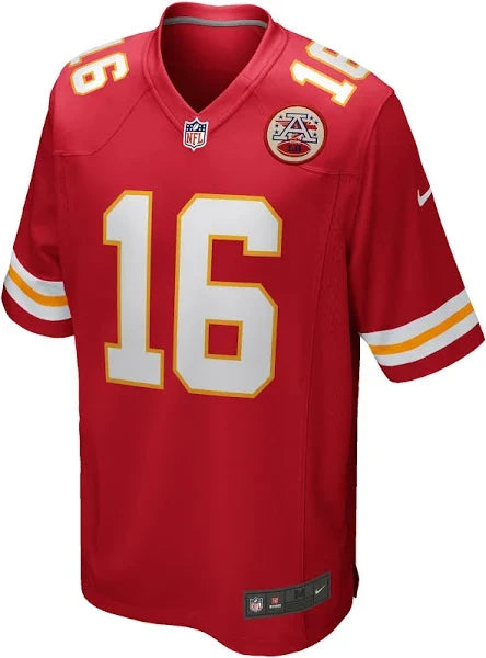 Men's Len Dawson Red Kansas City Chiefs Game Retired Player Jersey football jersey product view 2