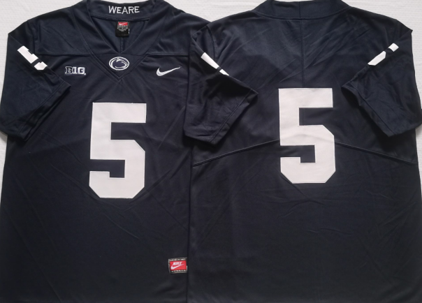 Men's Penn State Nittany Lions Jahan Dotson Navy Team Game Jersey football jersey product view 1