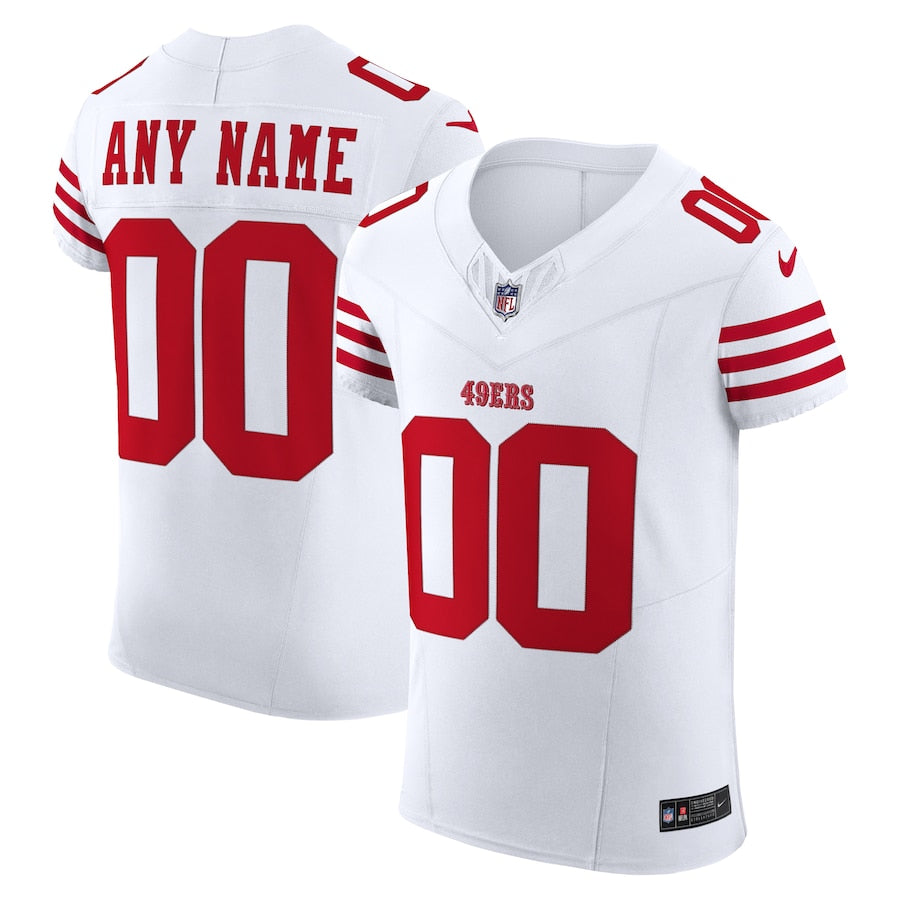 Men's Scarlet San Francisco 49ers Vapor F.U.S.E. Elite Custom Jersey football jersey product view 2