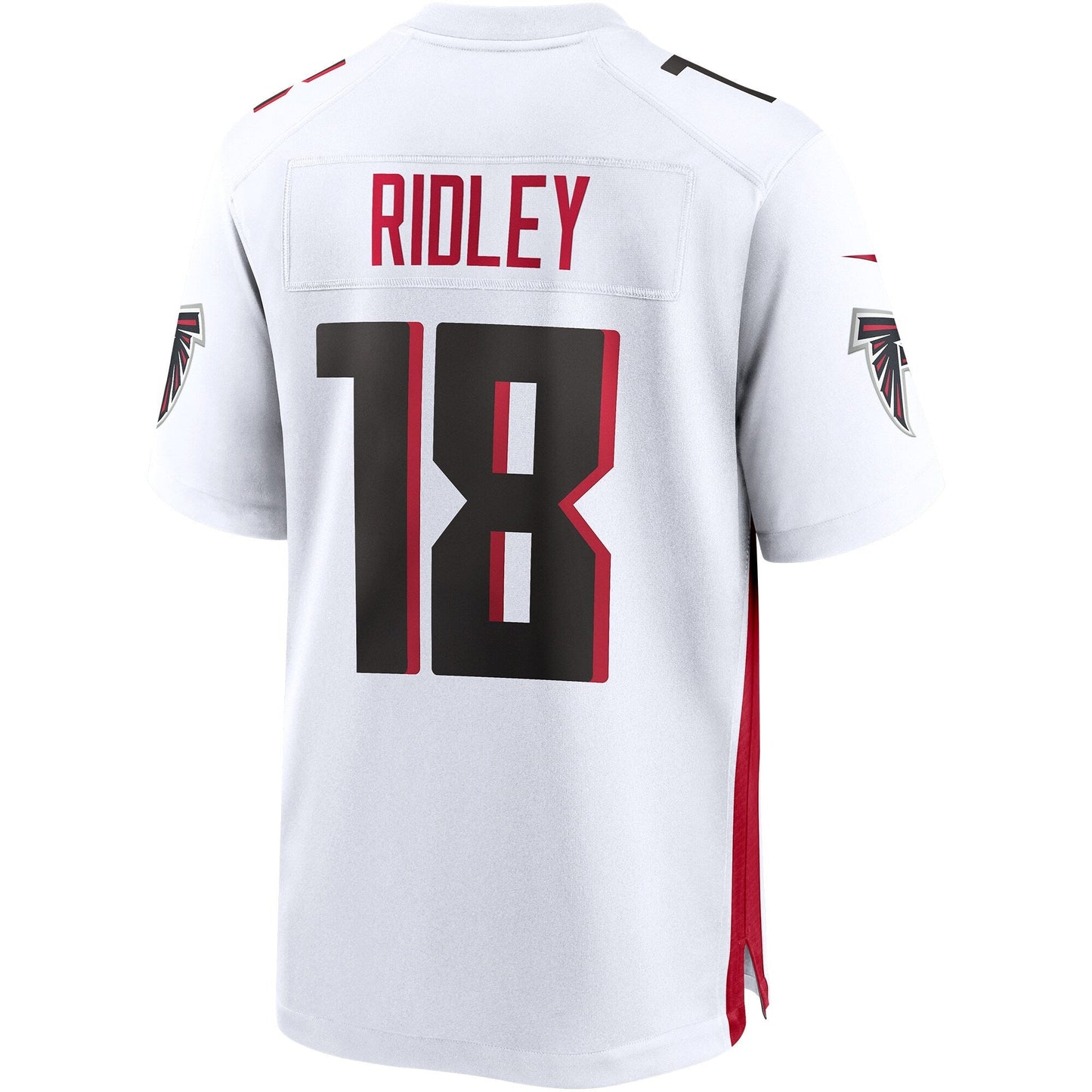 Calvin Ridley Atlanta Falcons Game Jersey - White football jersey product view 3