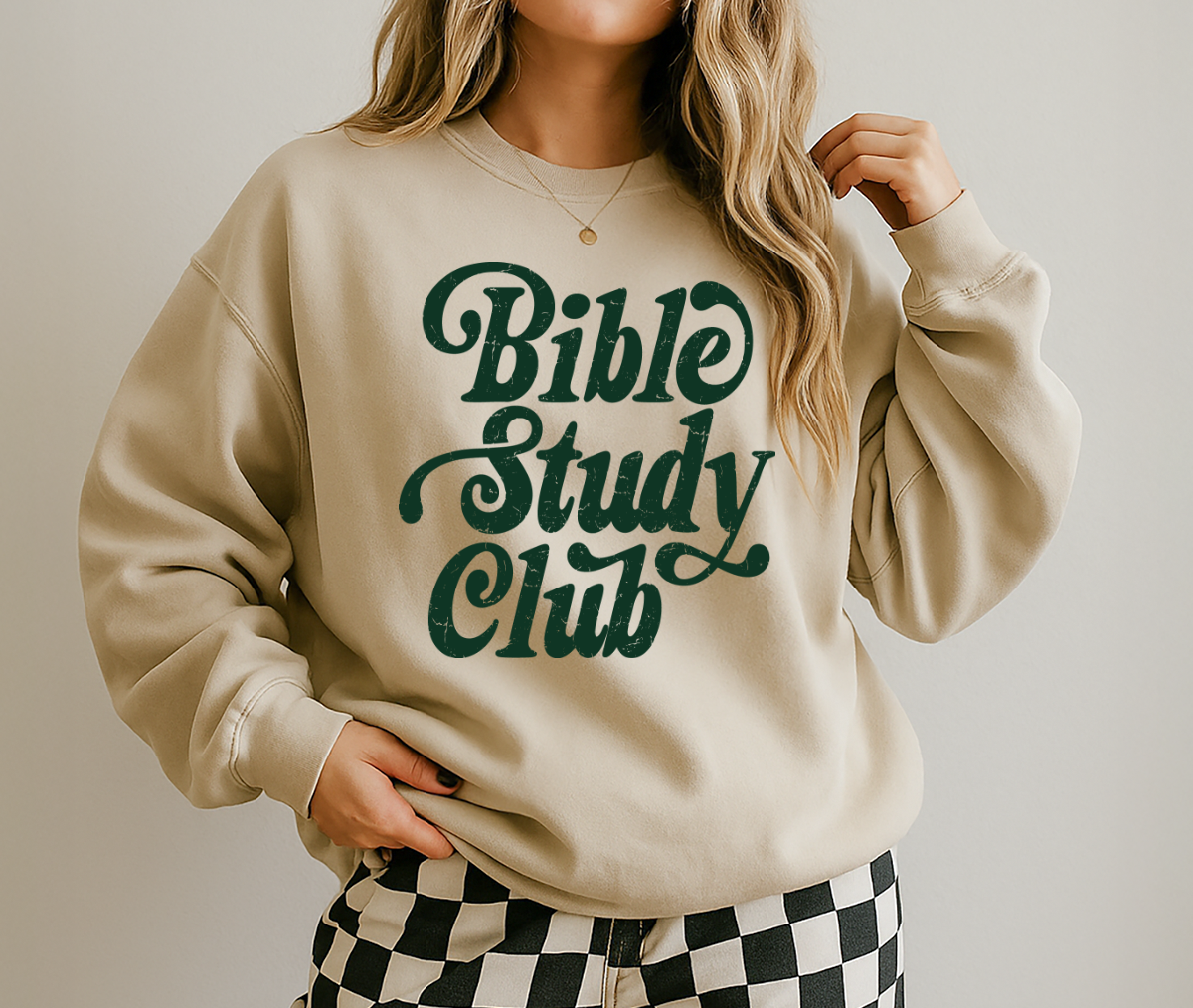 Bible Study Club Crew Neck Sweatshirt | Trending Unisex T-shirt, Sweatshirt, Hoodie, Long Sleeve Tee - T-Shirt, Sweatshirt, Hoodie
