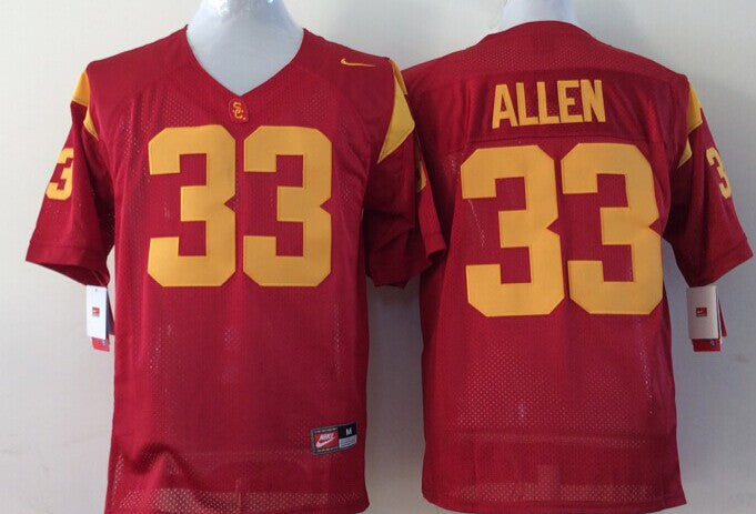 Men's USC Trojans Marcus Allen #33 Cardinal Player Game Jersey sports jersey product view 1