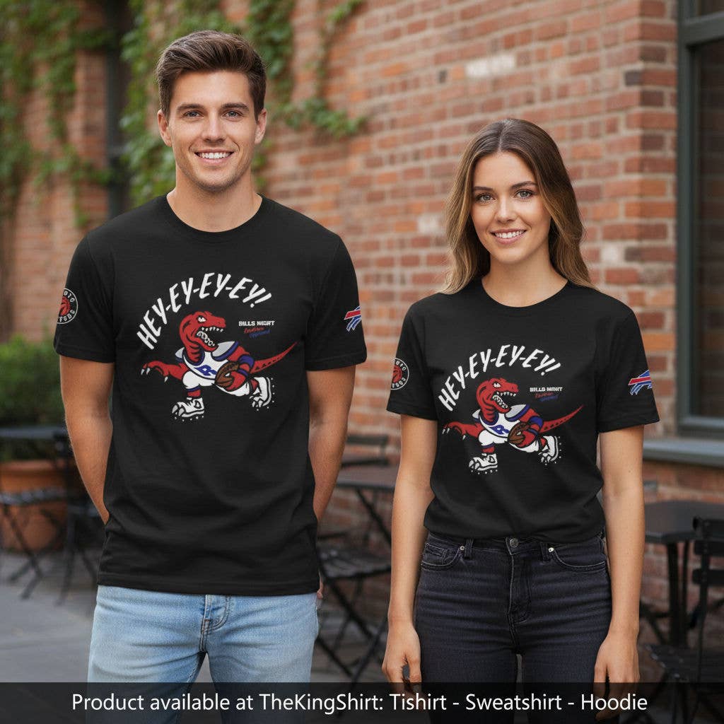 Raptors & Bills Unite- 2026 Heyeyeyey Celebration Unisex T-shirt, Sweatshirt, Hoodie, Long Sleeve Tee - T-Shirt, Sweatshirt, Hoodie