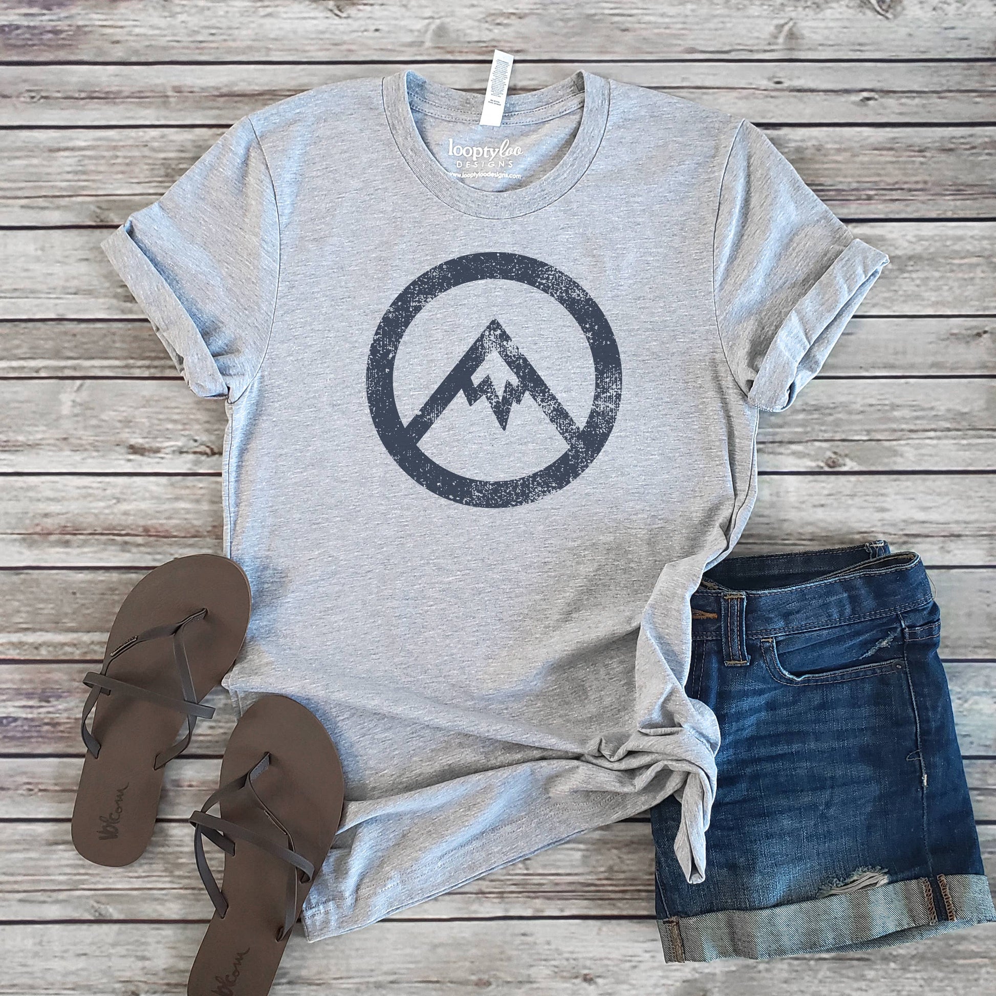 Minimalist Mountain Tee | Outdoor | Sizes XS-2XL Unisex T-shirt, Sweatshirt, Hoodie, Long Sleeve Tee - T-Shirt, Sweatshirt, Hoodie