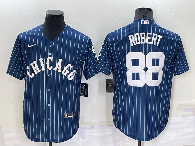 Men's Chicago White Sox Luis Robert Blue Replica Baseball Jersey baseball jersey product view 1