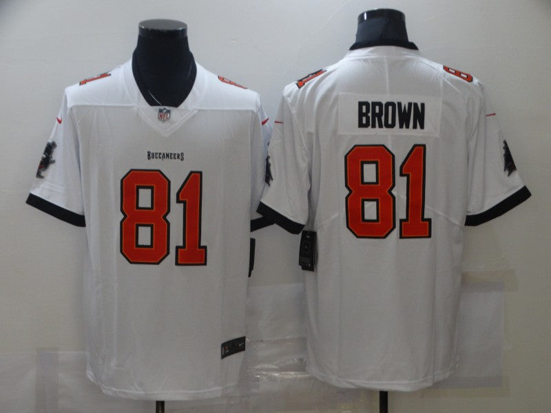Men's Tampa Bay Buccaneers Antonio Brown White Game Jersey football jersey product view 1