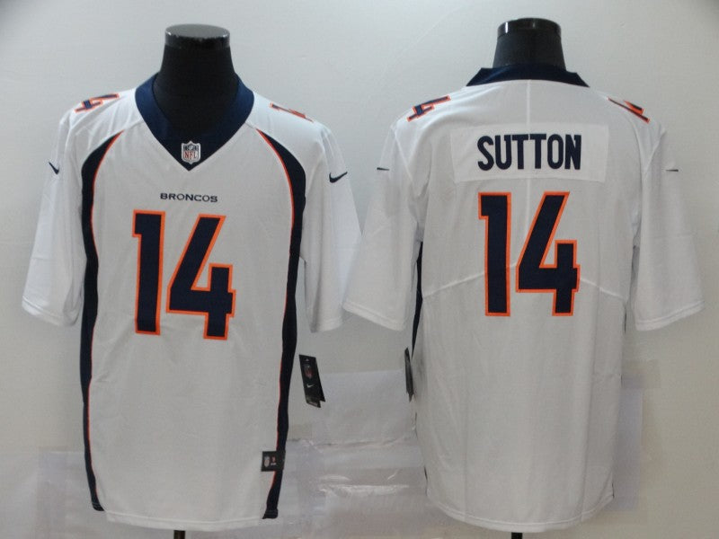 Men's Denver Broncos Courtland Sutton White Game Jersey football jersey product view 1