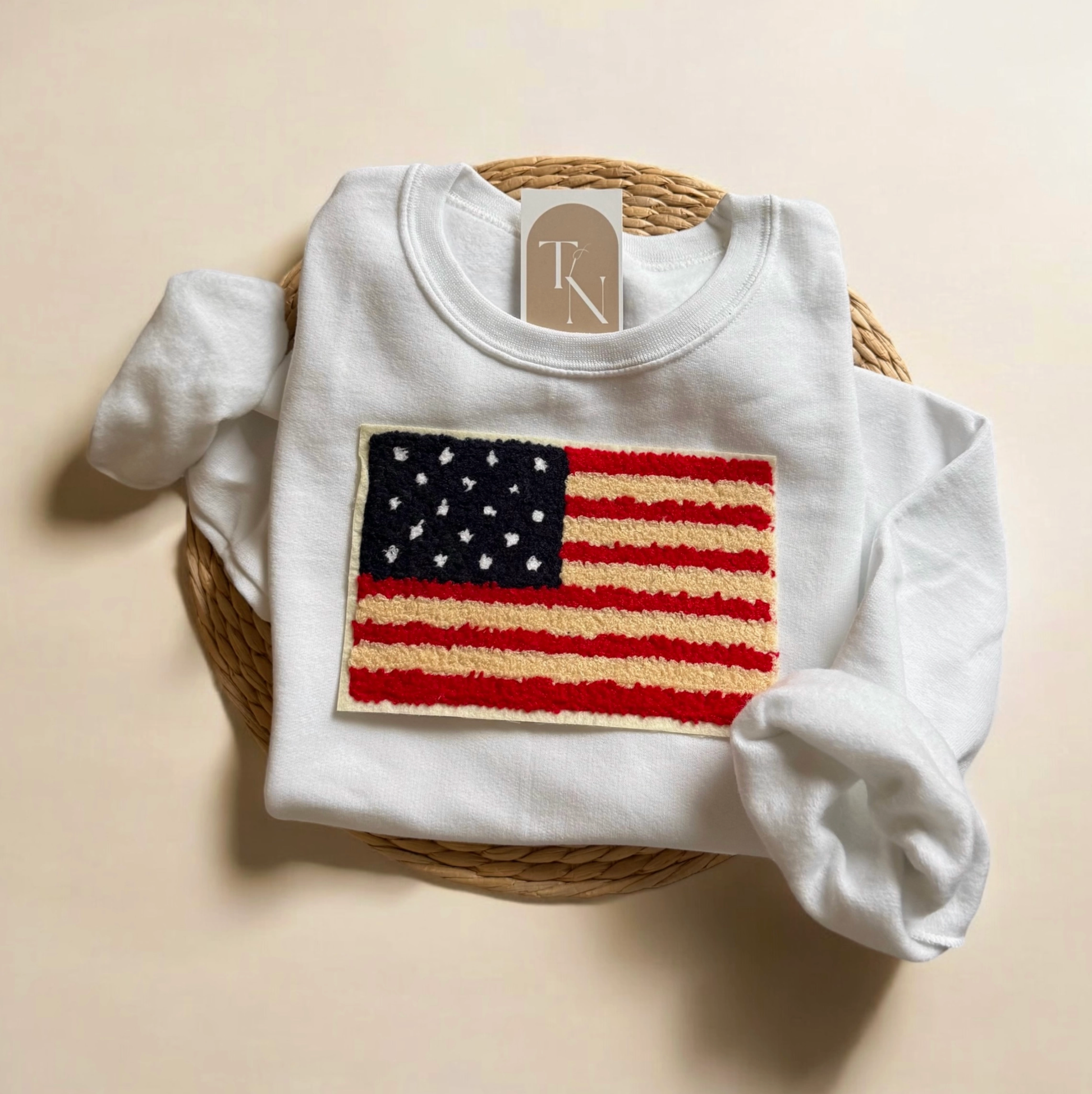 USA Flag Sweatshirt, 4th of July Clothes Unisex T-shirt, Sweatshirt, Hoodie, Long Sleeve Tee - T-Shirt, Sweatshirt, Hoodie