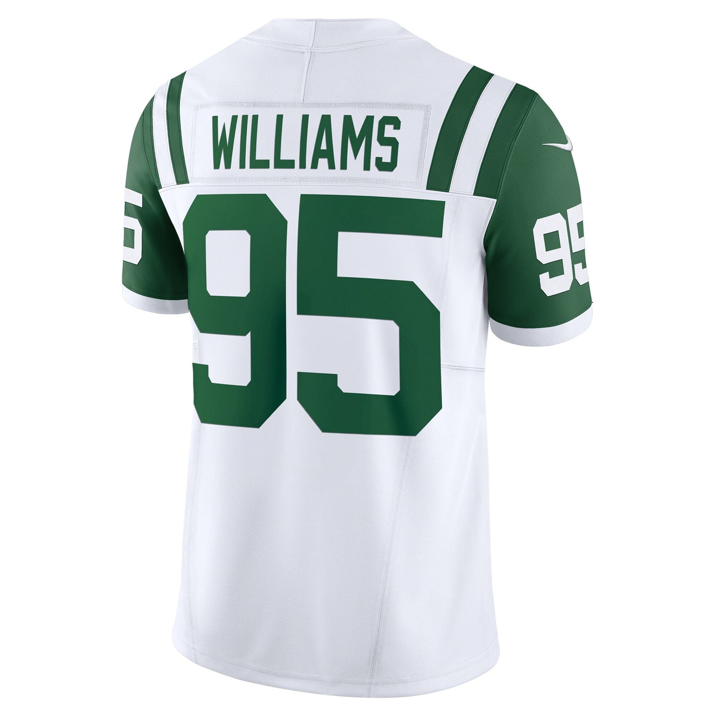 Quinnen Williams New York Jets Classic Alternate Vapor F.U.S.E. Limited Jersey - White football jersey product view 3