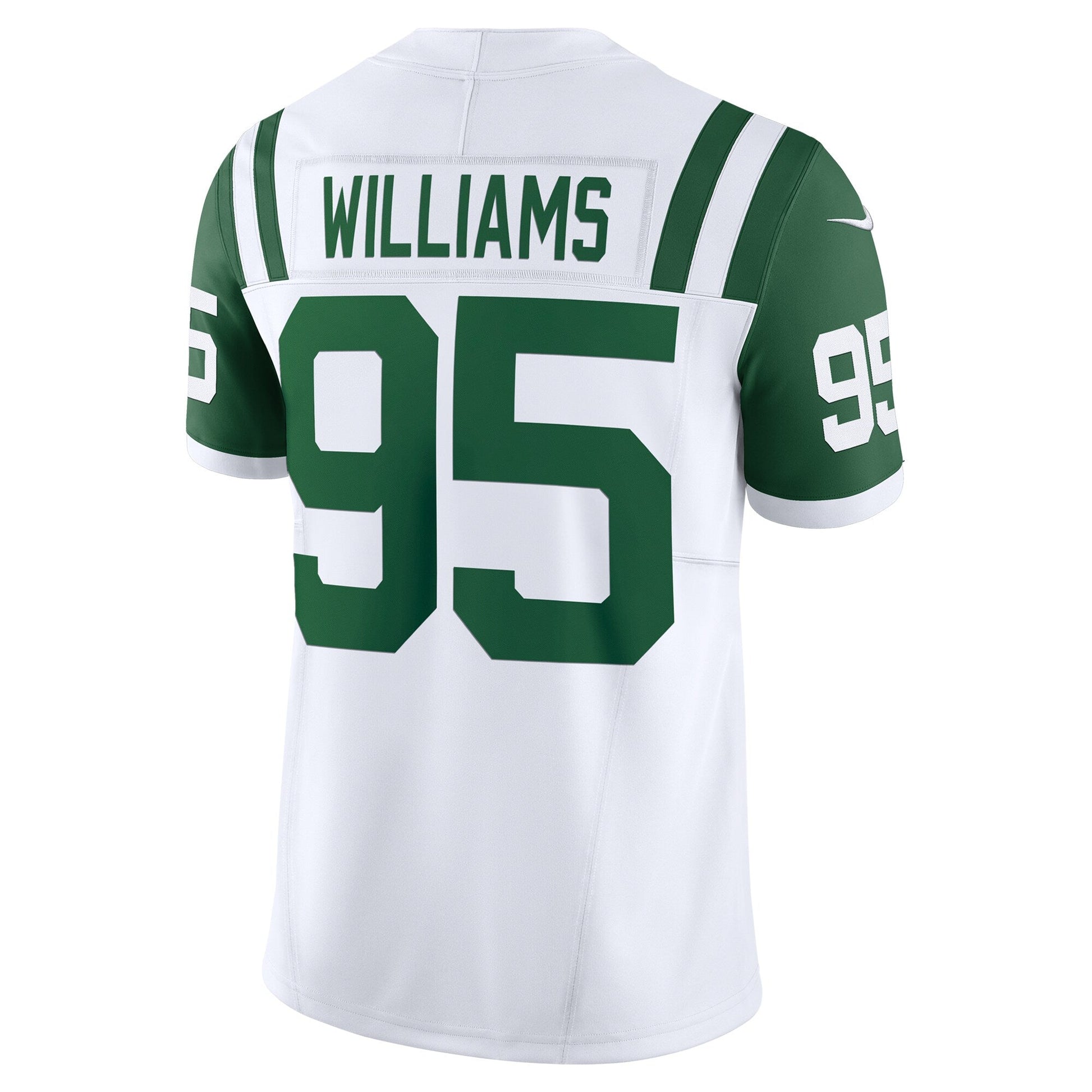Quinnen Williams New York Jets Classic Alternate Vapor F.U.S.E. Limited Jersey - White football jersey product view 3