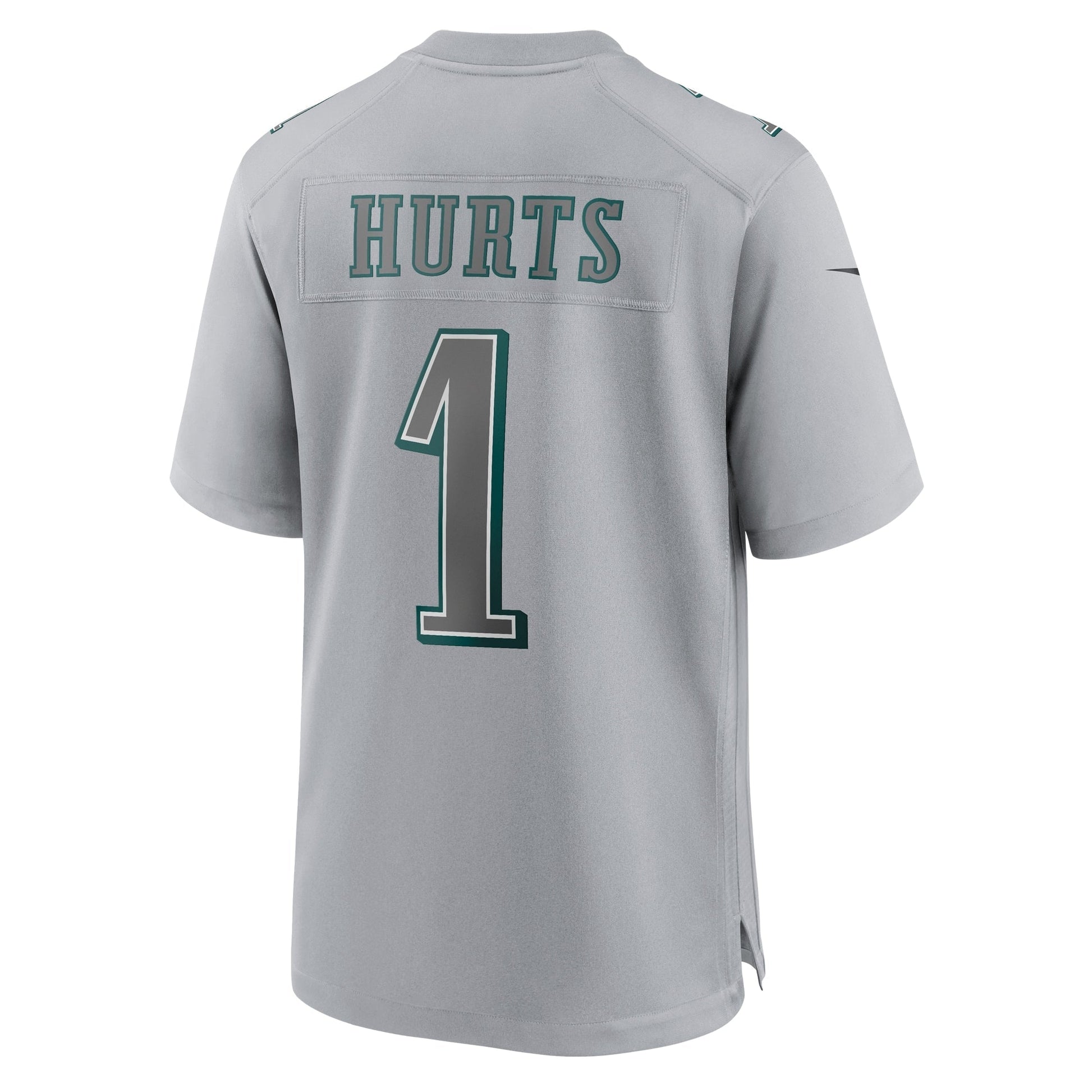 Jalen Hurts Philadelphia Eagles Super Bowl LVII Patch Atmosphere Fashion Game Jersey - Gray football jersey product view 3