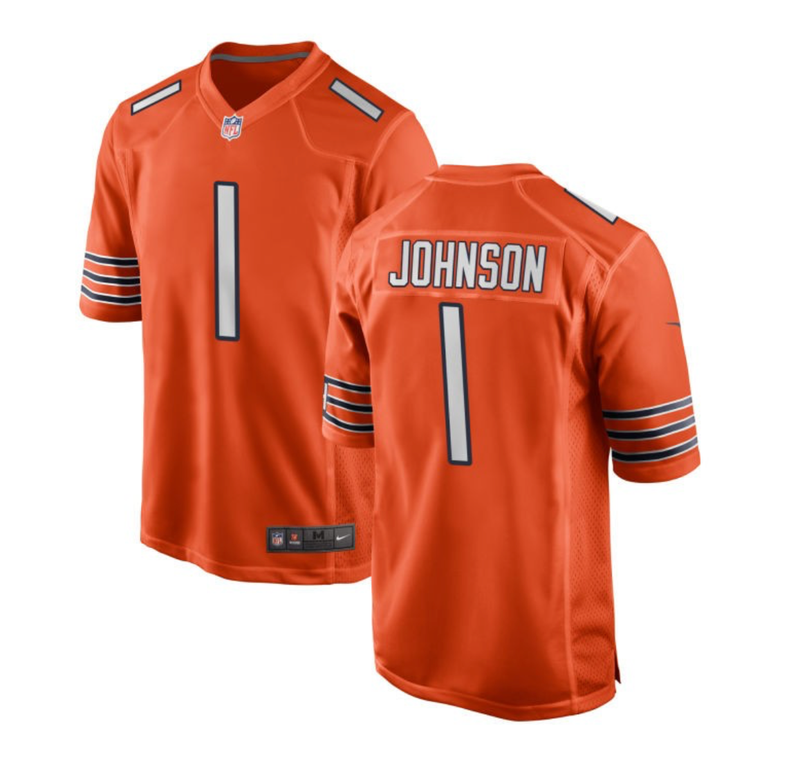 Jaylon Johnson Chicago Bears Jersey football jersey product view 1