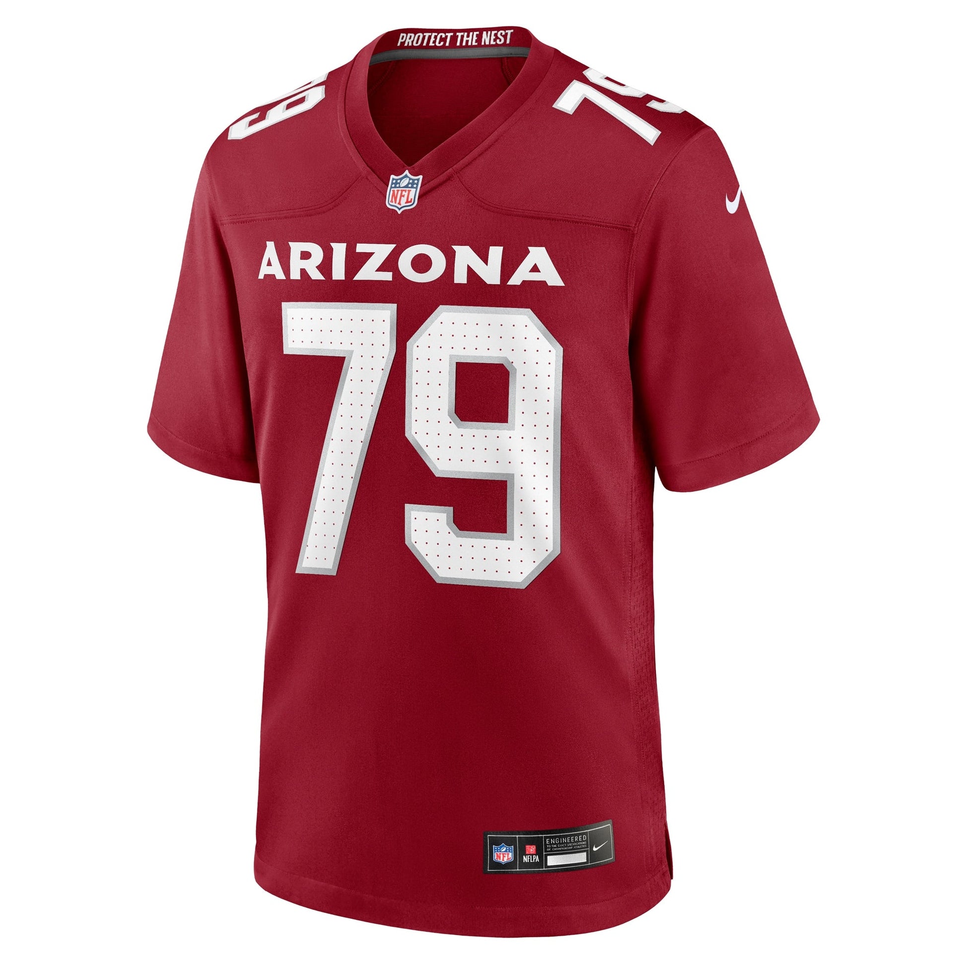 Jacob Slade Arizona Cardinals Game Jersey - Cardinal football jersey product view 2