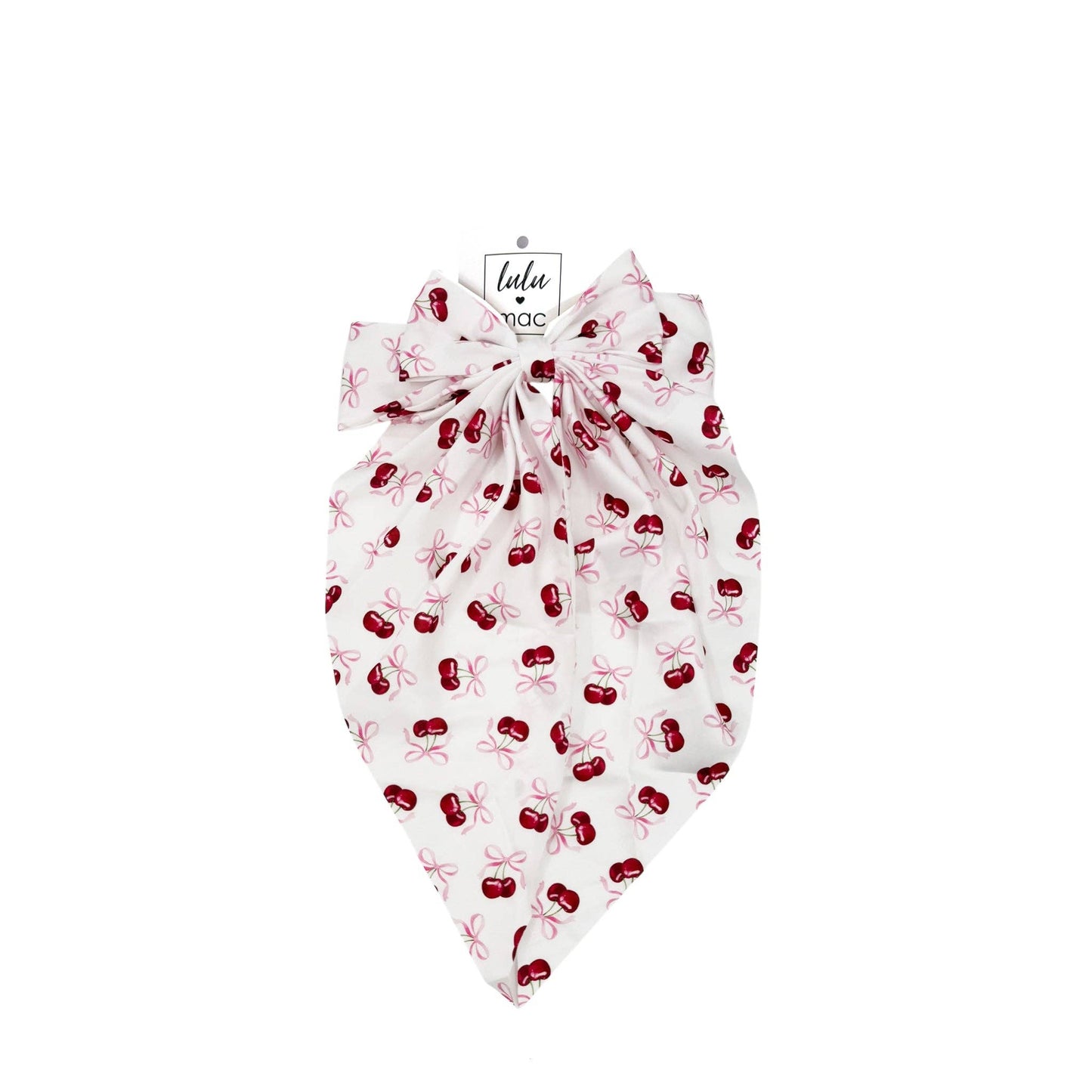 DDL-2270 Large Satin Bow Cherry Unisex T-shirt, Sweatshirt, Hoodie, Long Sleeve Tee - T-Shirt, Sweatshirt, Hoodie