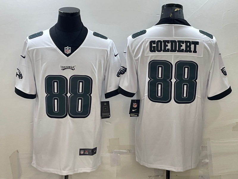 Men's Philadelphia Eagles Dallas Goedert White Game Jersey football jersey product view 1