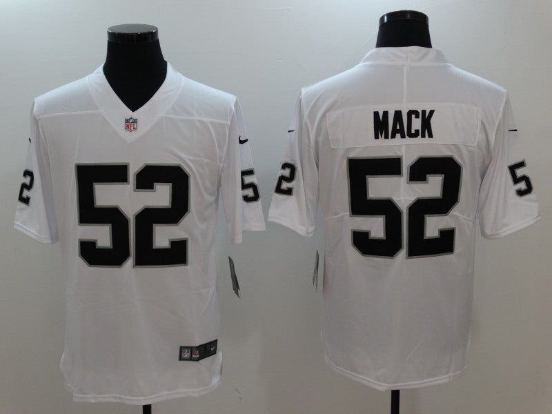 Men's Las Vegas Raiders Khalil Mack White Game Player Jersey football jersey product view 1