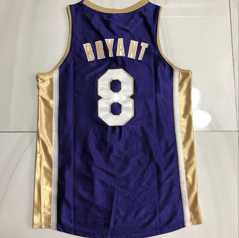 Kobe Bryant 2020 Hall of Fame Purple Fully Embroidered 8# Jersey basketball jersey product view 2