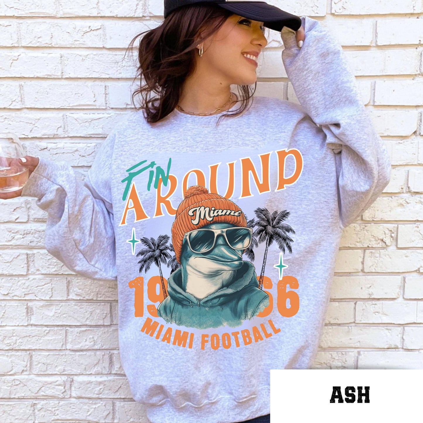 Retro Miami Football Women Shirt, Miami Florida Football Unisex T-shirt, Sweatshirt, Hoodie, Long Sleeve Tee - T-Shirt, Sweatshirt, Hoodie