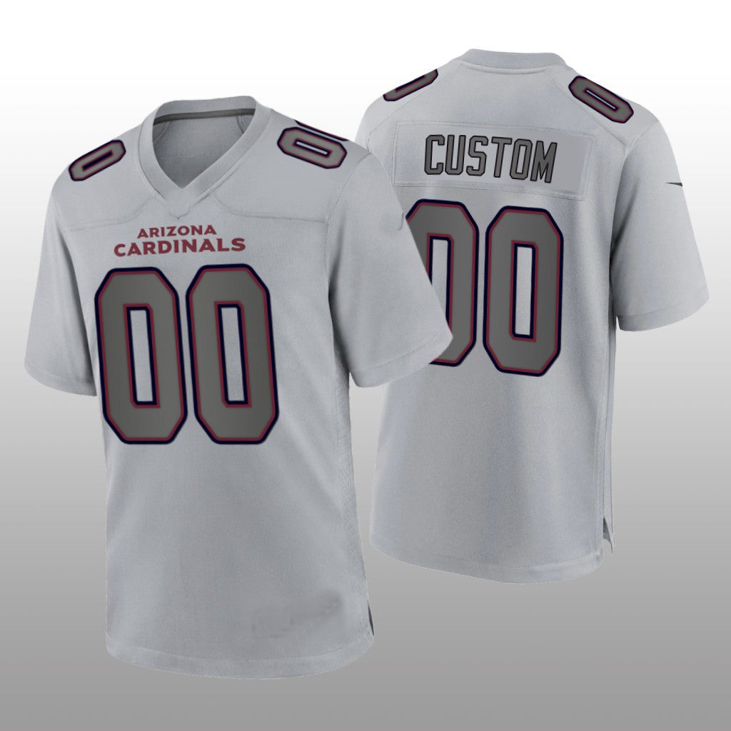 Custom1 Arizona Cardinals Gray Atmosphere Game Jersey1 American Jerseys Football Jerseys football jersey product view 1